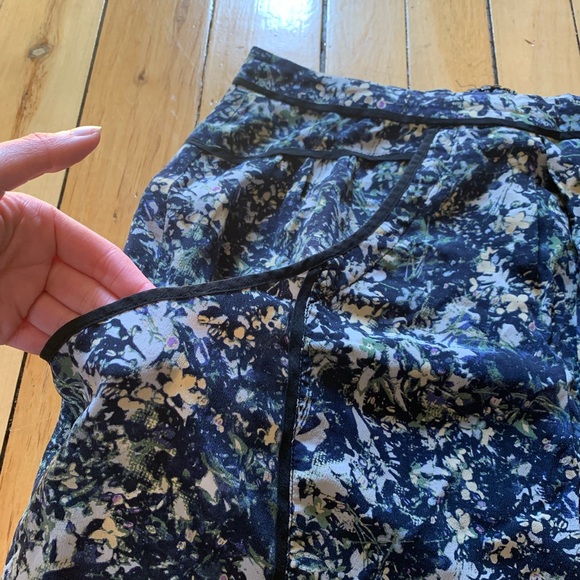 Lilu Silk Floral Skirt - Picture 3 of 5